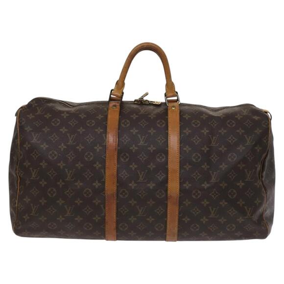 LOUIS VUITTON Monogram Keepall 55 Boston Bag M41424 - Picture 13 of 16